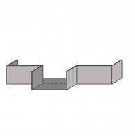 Wall Duct Transition Coupling 6'' to 18''